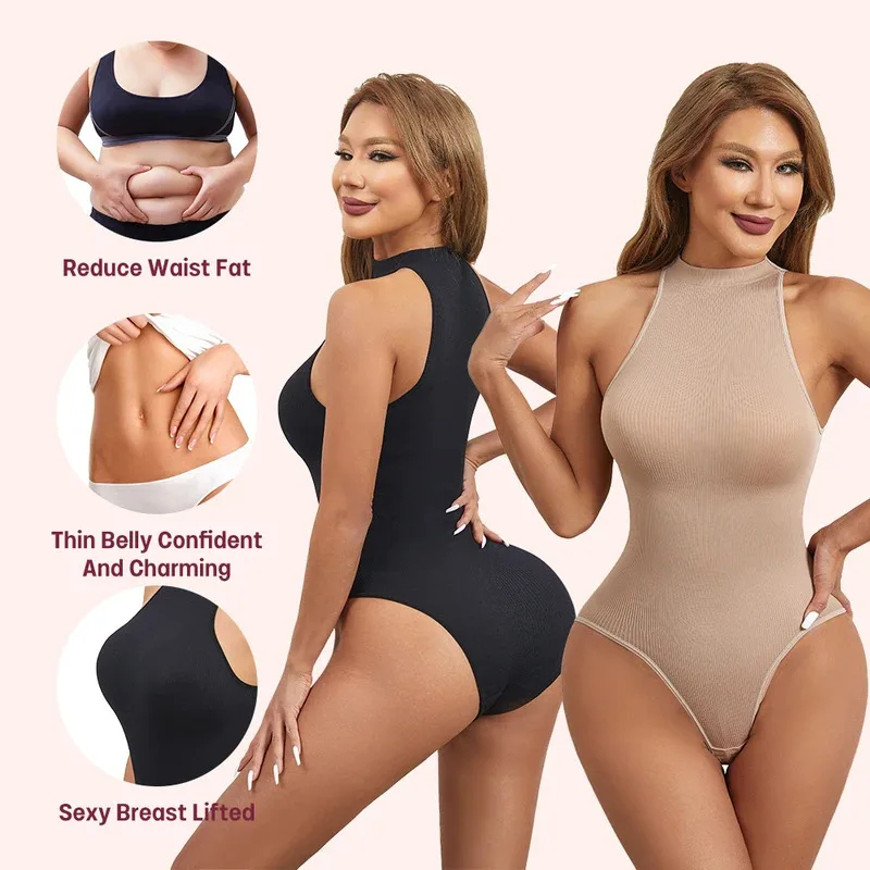 Shapewear Bodysuit Firm - Body Modelador Feminino de Alta Elasticidade,