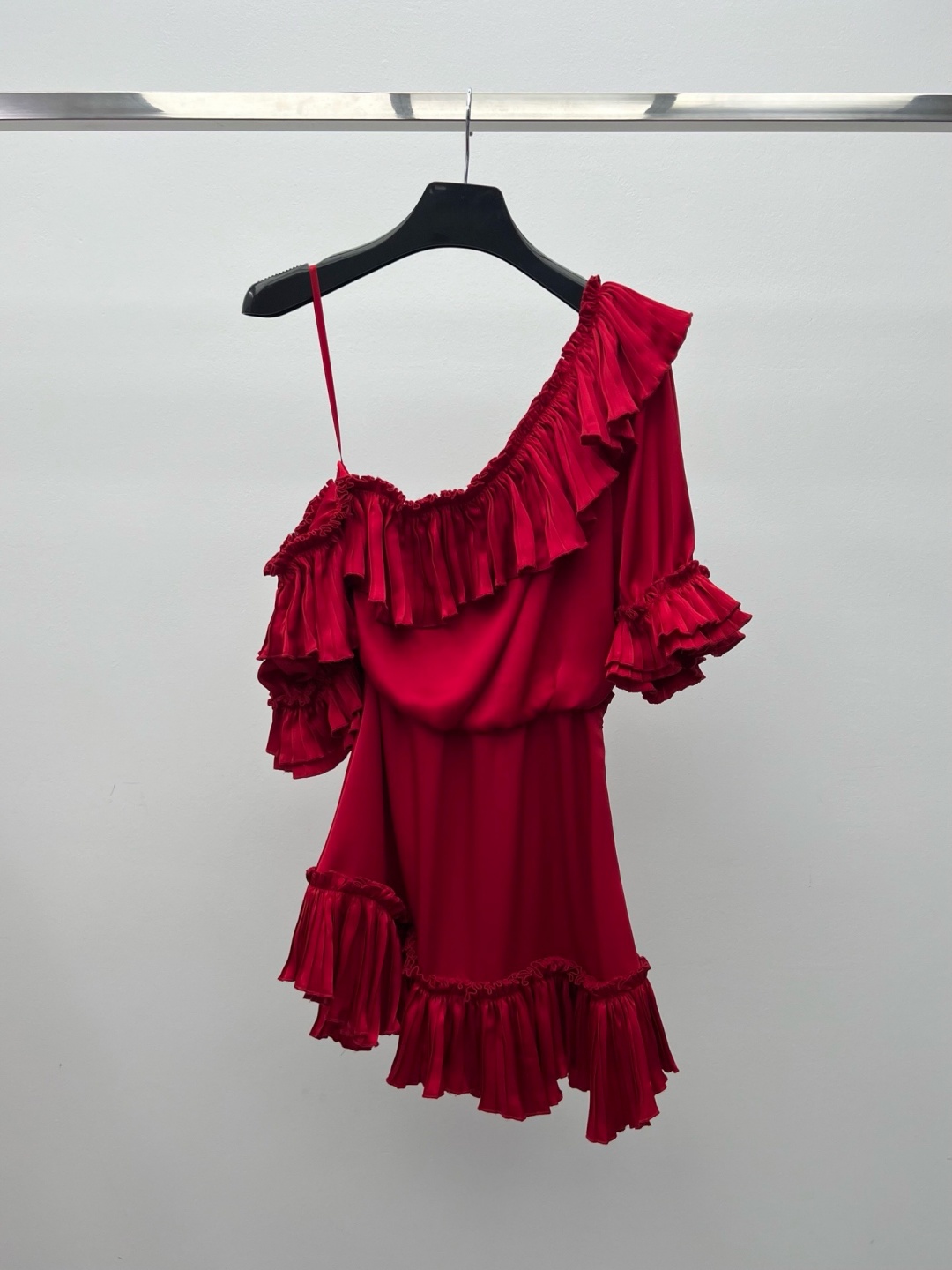 Corset Waist Cinch - Vestido Midi Romântico Elegante de Cetim