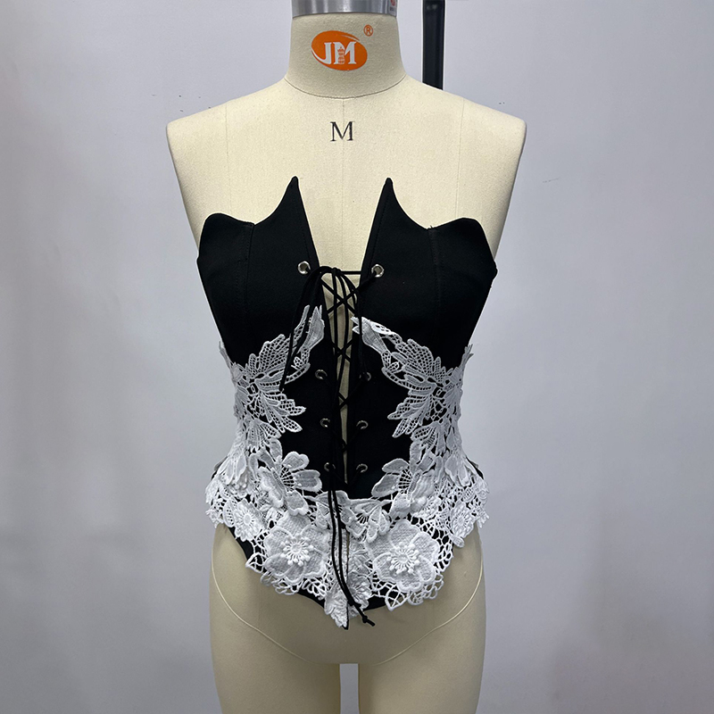 Corset Waist Cinch - Corselete Bustier Feminino BKLD Vintage Elegante