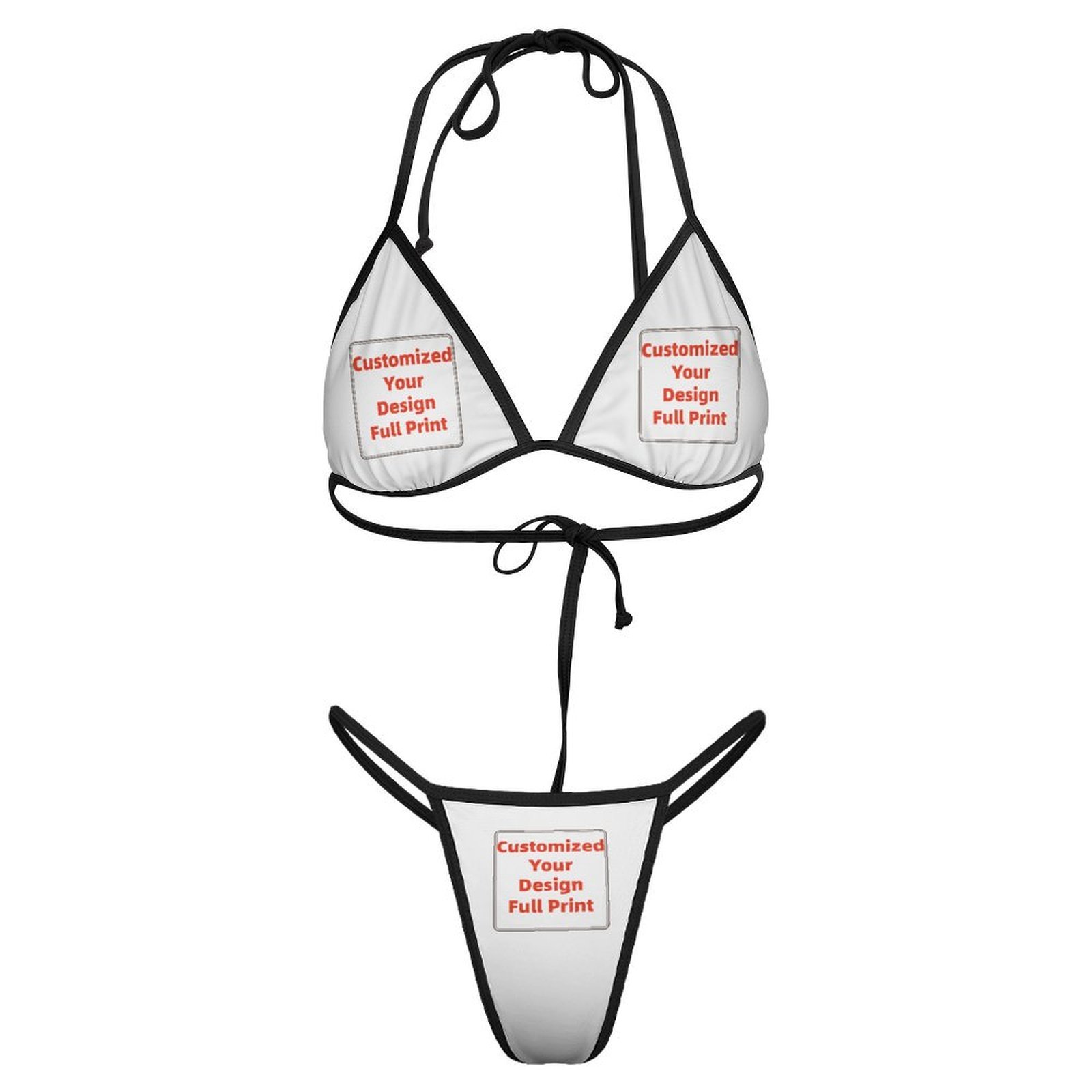Conjunto de Biquíni Triangular - Thong Bikini Women avaliação e preço