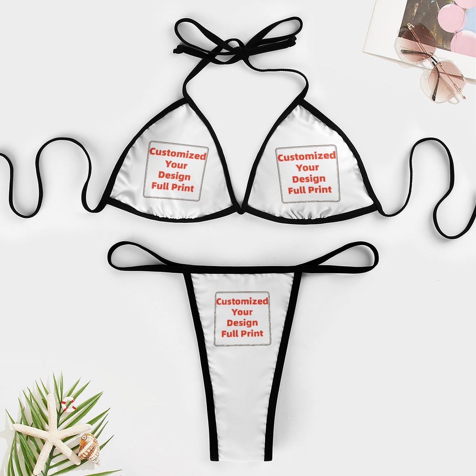 Conjunto de Biquíni Triangular - Thong Bikini Women avaliação e preço