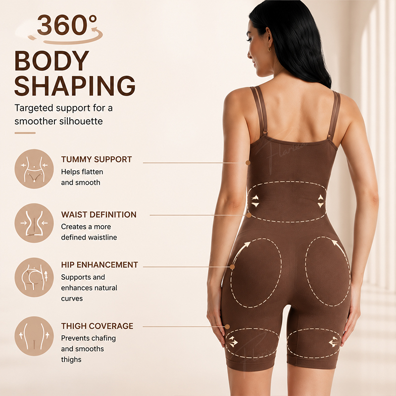 Flarixa Body Shaper Sem Costur - Shapewear Bodysuit Firm avaliação e preço