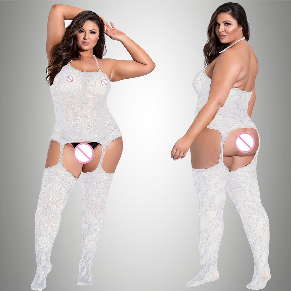 Novo plus size bodystocking bo - Bodystocking Fishnet avaliação e preço