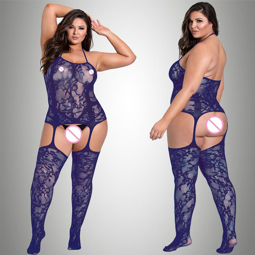 Novo plus size bodystocking bo - Bodystocking Fishnet avaliação e preço
