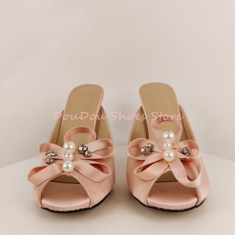 Chinelos Mule de Cetim Rosa co - Slip Dress Satin avaliação e preço