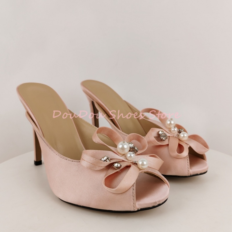 Chinelos Mule de Cetim Rosa co - Slip Dress Satin avaliação e preço
