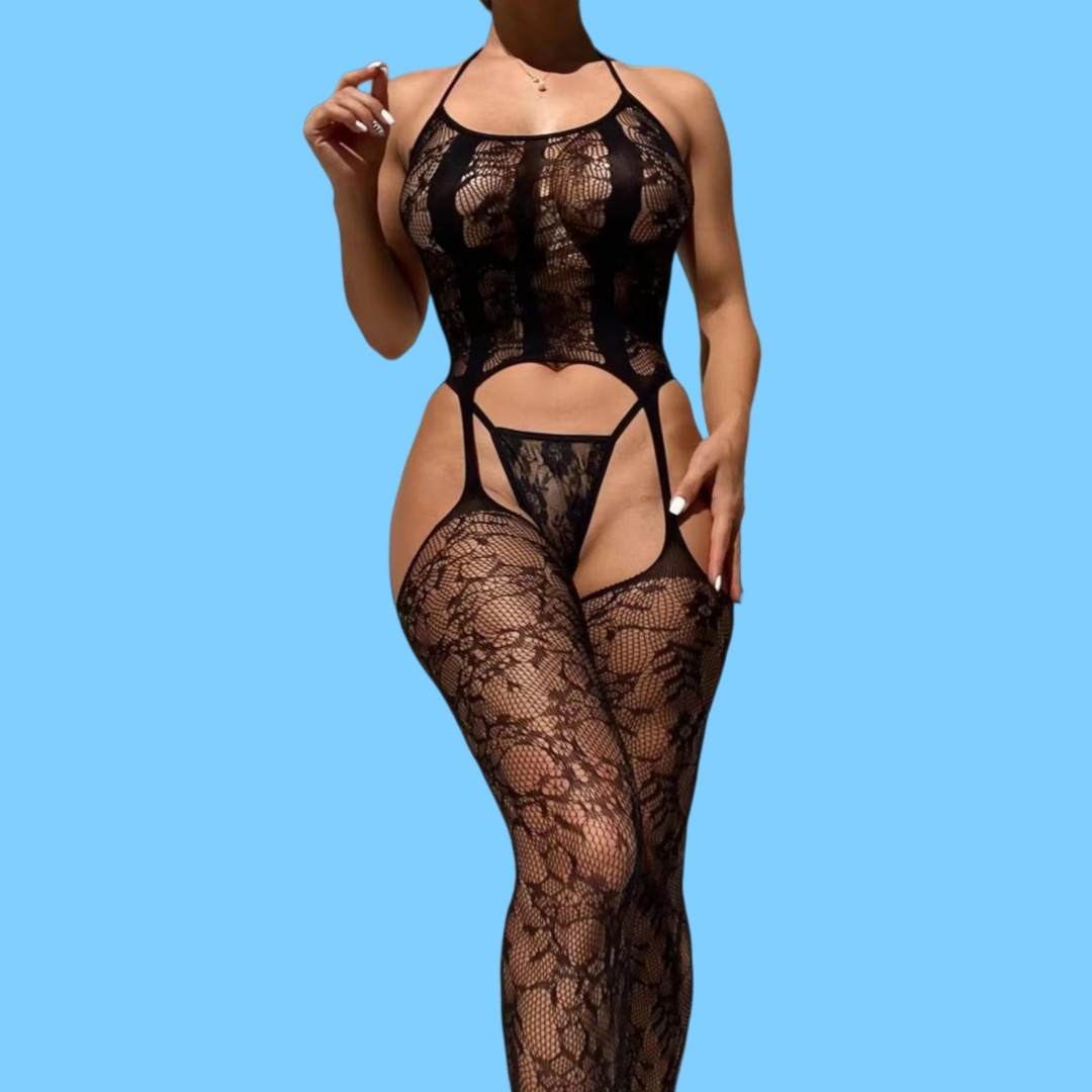 Plus size sexy adulto fishnet  - Bodystocking Fishnet avaliação e preço